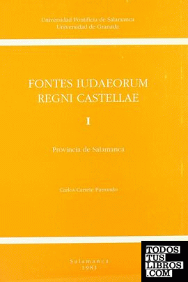 Fontes iudaeorum regni castellae I