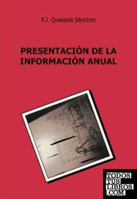 Presentación de la información anual