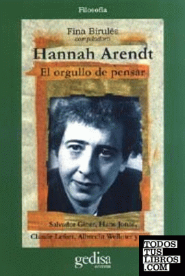 Hannah Arendt. El orgullo de pensar