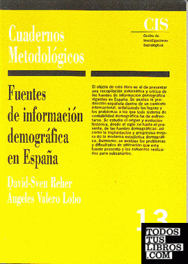 Fuentes de información demográfica en España