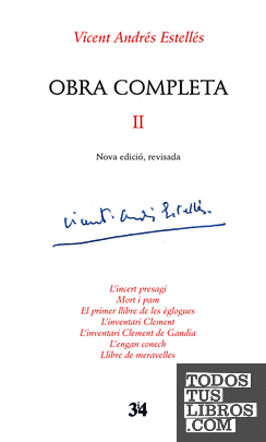 Edició crítica, Vicent Andrés Estellés, volum 2