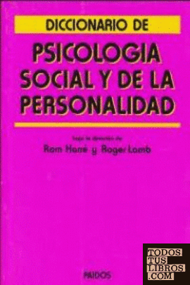 Diccionario de psicología social y de la personalidad