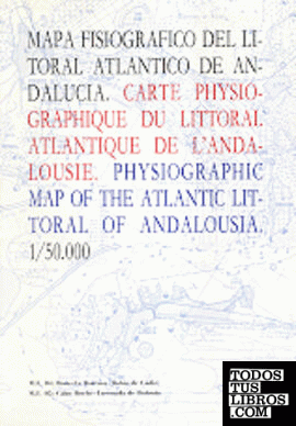 Carte physiographique du littoral atlantique de l'Andalousie