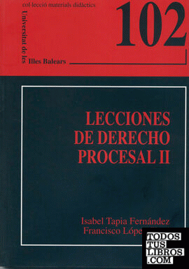 Lecciones de derecho procesal II