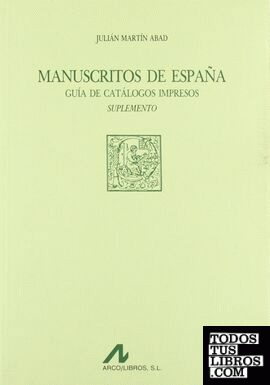 Manuscritos de España: suplemento
