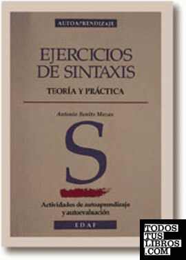 Ejercicios de sintaxis. Teoría y práctica