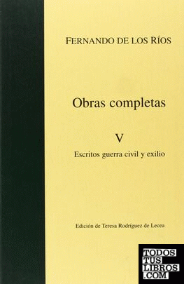 OBRAS COMPLETAS F.DE LOS RIOS V