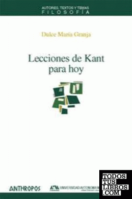 LECCIONES DE KANT PARA HOY