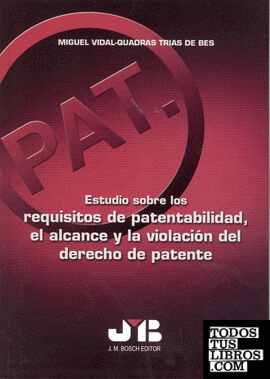 Estudio sobre los requisitos de patentabilidad, el alcance y la violación del Derecho de Patente.