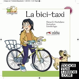 Colega lee 2 - 1/2  la bici-taxi