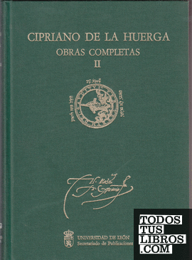 Cipriano de la Huerga. Obras Completas. Vol. II "Comentarios al Libro de Job I"