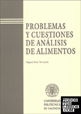 PROBLEMAS Y CUESTIONES DE ANÁLISIS DE ALIMENTOS