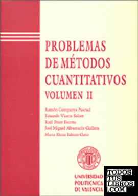 PROBLEMAS DE MÉTODOS CUANTITATIVOS. VOLUMEN II