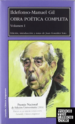 Obra poética completa  / Ildefonso-Manuel Gil  (rústica), 2 vol.