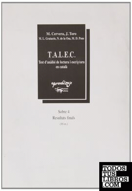 T.A.L.E.C.-MATERIAL SOBRE-4 CATALAN