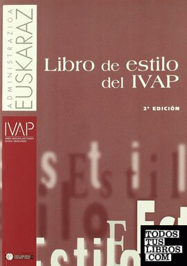 Libro de estilo del IVAP