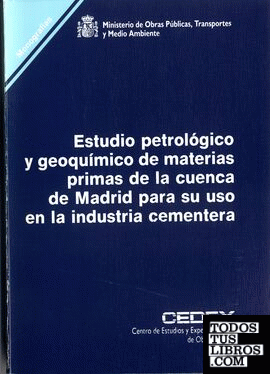 Estudio petrológico y geoquímico de materias primas de la cuenca de Madrid para su uso en la industria cementera. M-34