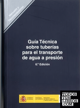 Guía técnica sobre tuberías para el transporte de agua a presión (6º edición). R-13