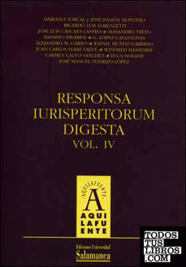 Responsa Iurisperitorum Digesta, vol. IV