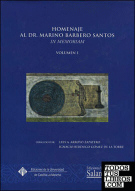 Homenaje al Dr. Marino Barbero Santos. In Memoriam.2 vols.