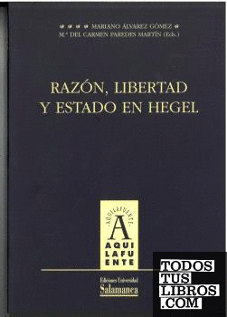 Razón, libertad y estado en Hegel