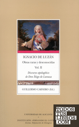 Ignacio de Luzán, obras raras y desconocidas