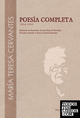 Poesía completa de María Teresa Cervantes