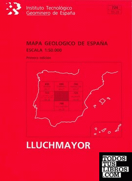 Mapa geológico de España, escala 1:50.000, Lluchmayor