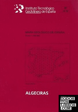 Mapa geológico de España, escala 1:200.000, n. 87 Algeciras