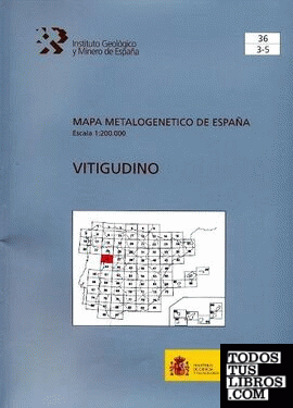 Mapa metalogenético de Vitigudino E: 1:200.000