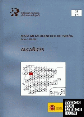 Mapa metalogenético de Alcañices E: 1:200.000