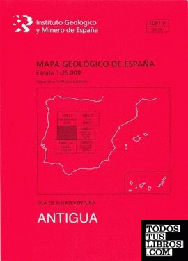 Mapa geológico de España, E 1:25.000. Hoja 1091-II, Antigua