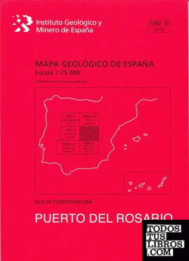 Mapa geológico de España, E 1:25.000. Hoja 1092-III, Puerto del Rosario
