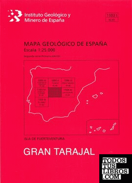 Mapa geológico de España, E 1:25.000. hoja 1103-I, Gran Tarajal