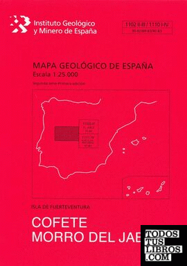 Mapa geológico de España, E 1:25.000. Hoja 1102-II-III y 1110-I-IV, Cofete-Morro del Jable