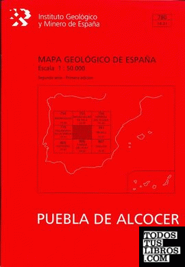 Mapa geológico de España, E 1:50.000. Hoja 780, Puebla de Alcocer