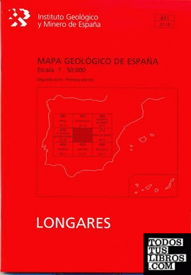 Mapa geológico de España, E 1:50.000. Hoja 411, Longares