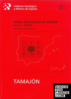 Mapa geológico de España. E 1:50.000. Hoja 459, Tamajón