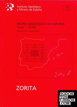 Mapa geológico de España. E 1:50.000. Hoja 731, Zorita
