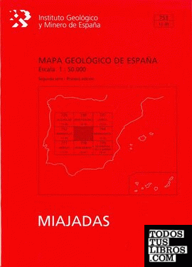 Mapa geológico de España. E 1:50.000. Hoja 753, Miajadas