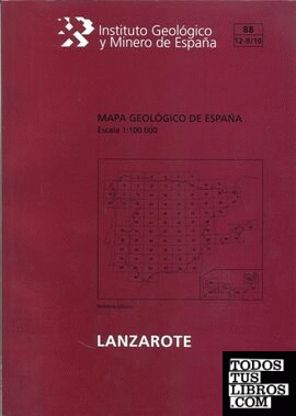 Lanzarote, 88 : mapa geológico de España escala 1:100.000