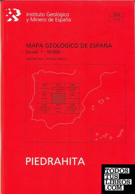 Mapa geológico de España. E 1:50.000. Hoja 554, Piedrahíta