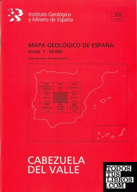 Mapa geológico de España. E 1:50.000. Hoja 576, Cabezuela del Valle