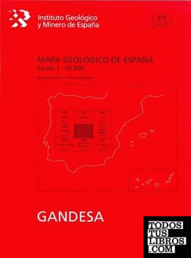 Mapa geológico de España, E 1:50.000. Hoja 470, Gandesa