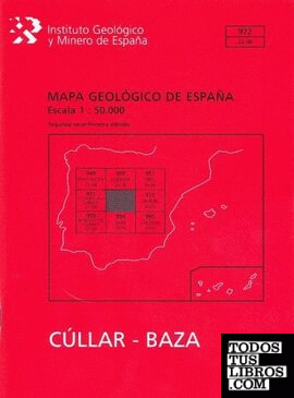Mapa geológico de España. E 1:50.000. Hoja 972, Cúllar-Baza