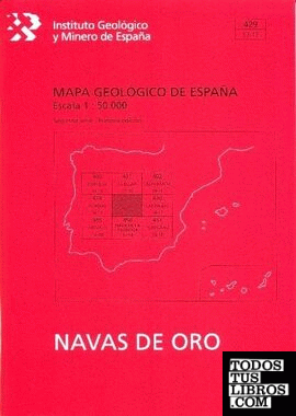 Mapa geológico de España, E 1:50.000. Hoja 429, Navas de Oro