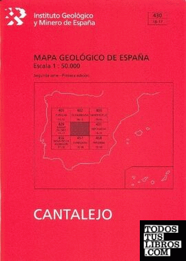 Mapa geológico de España, E 1:50.000. Hoja 430, Cantalejo