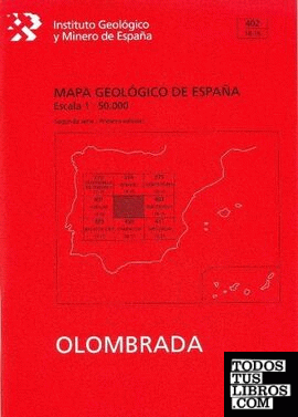 Mapa geológico de España, E 1:50.000. Hoja 402, Olombrada