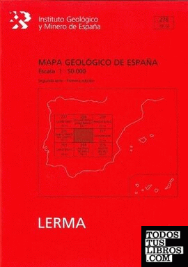 Mapa geológico de España, E 1:50.000. Hoja 276, Lerma