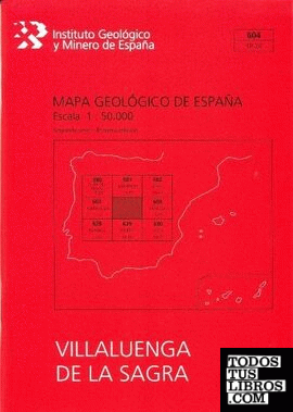 Mapa Geológico de España escala 1:50.000. Hoja 604, Villaluenga de la Sagra